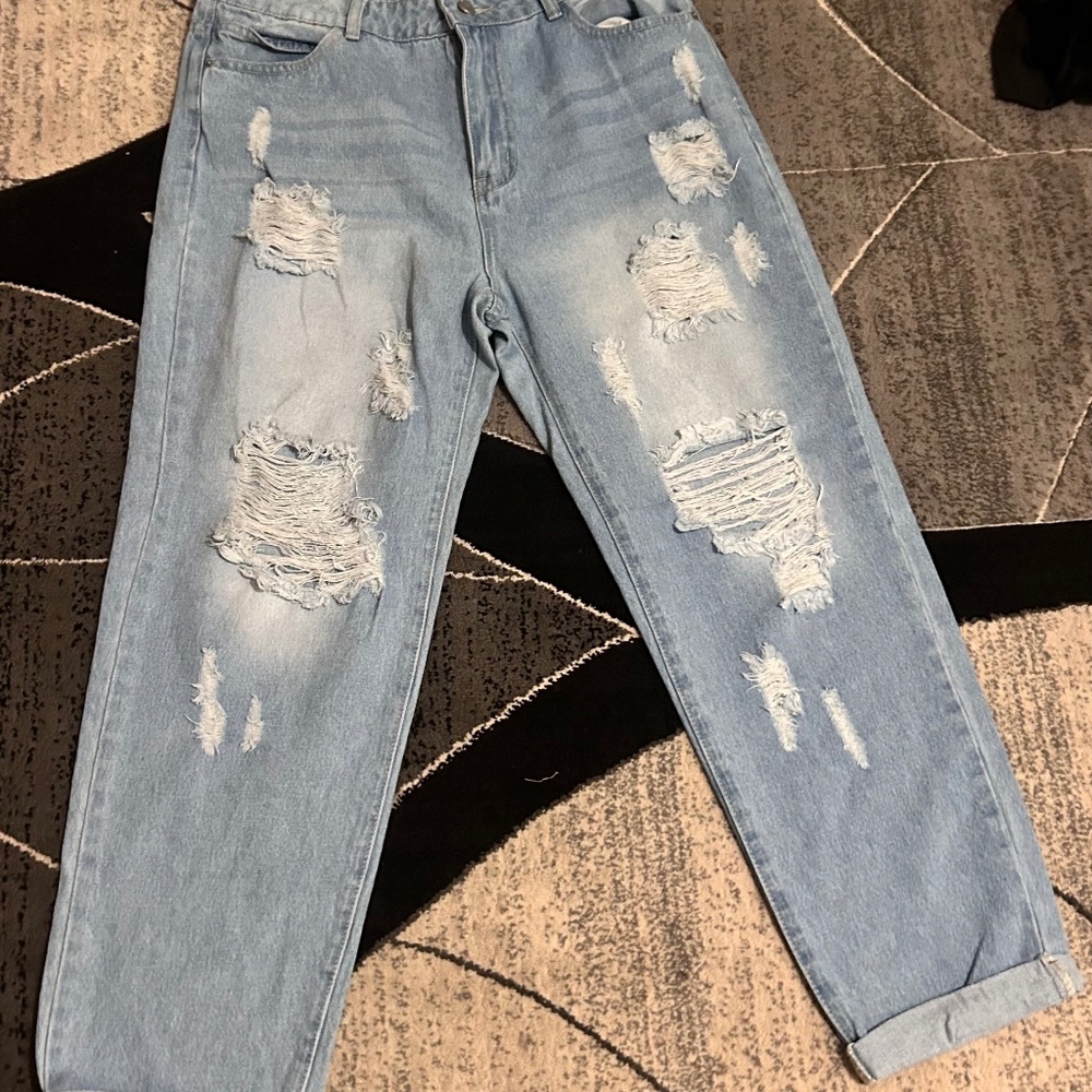 SHEIN boyfriend denim